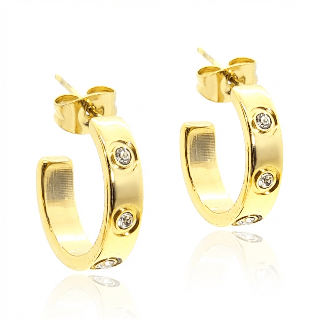 Iconic "Love" Style Hoop Earrings