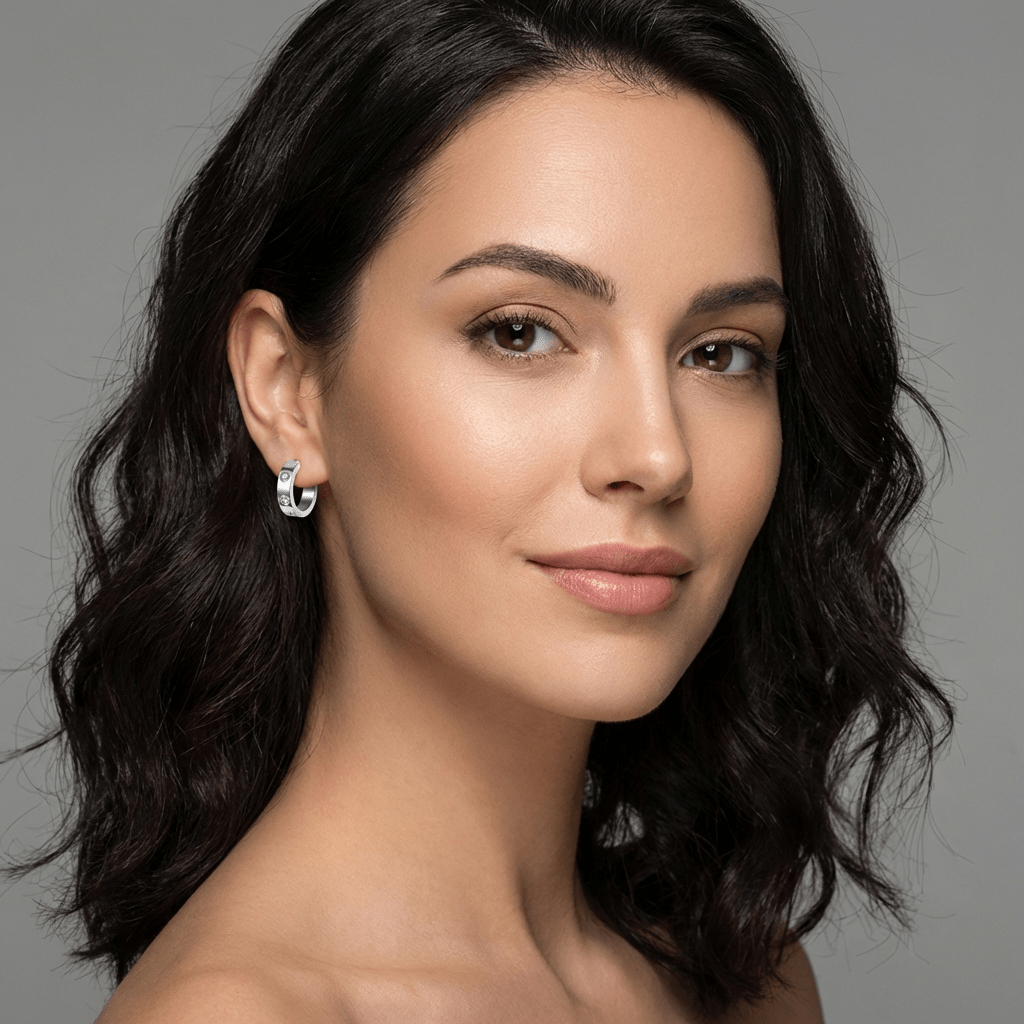 Iconic "Love" Style Hoop Earrings