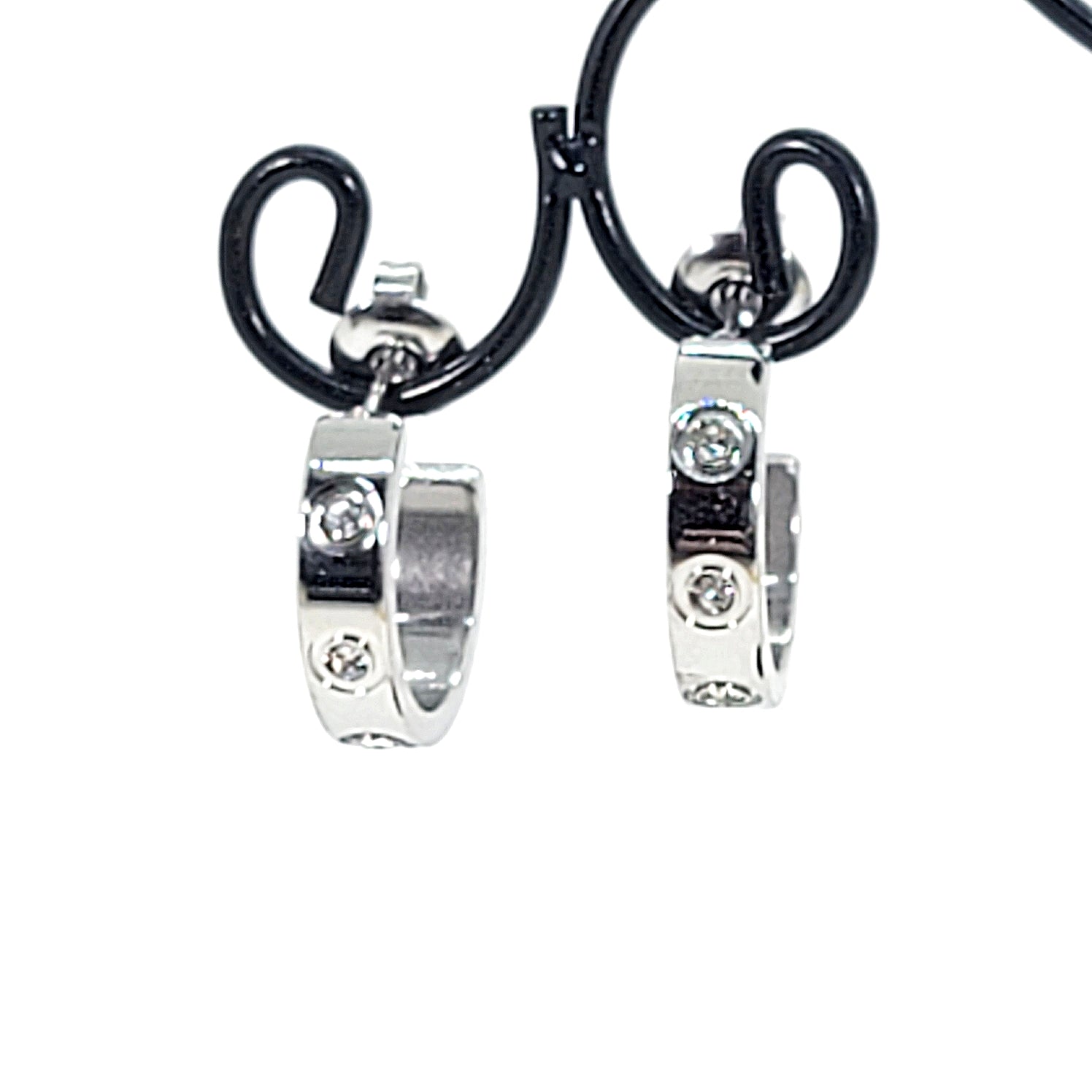 Iconic "Love" Style Hoop Earrings
