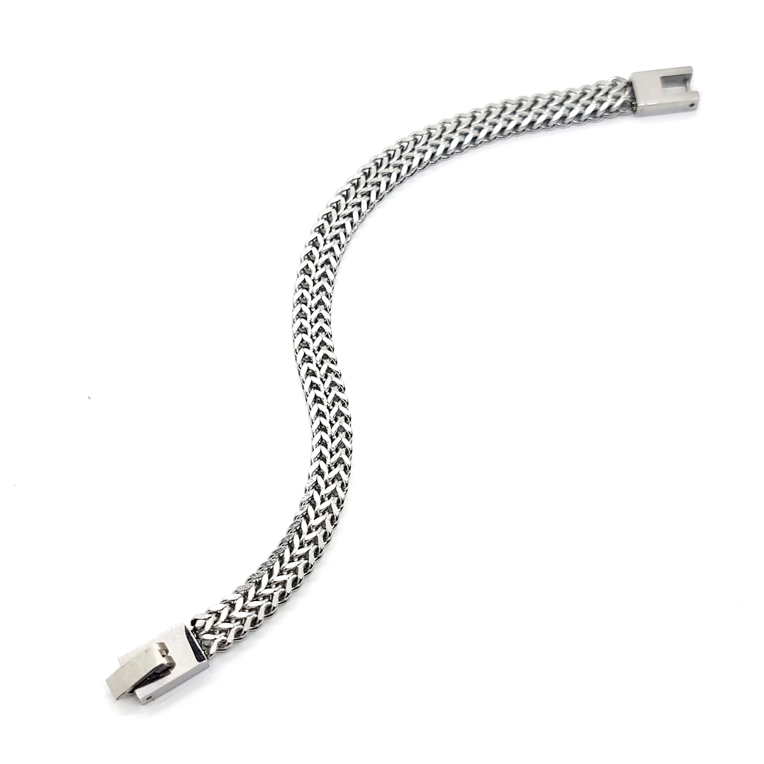 Classic Woven Mesh Link Bracelet