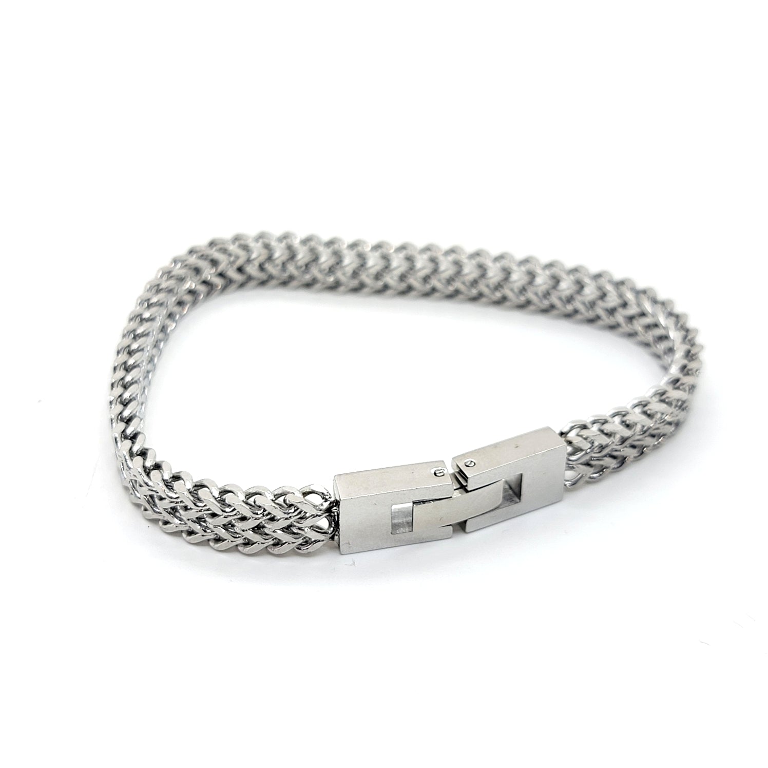 Classic Woven Mesh Link Bracelet