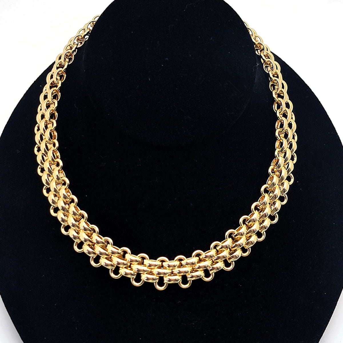 Double Layer Chain Collier Necklace
