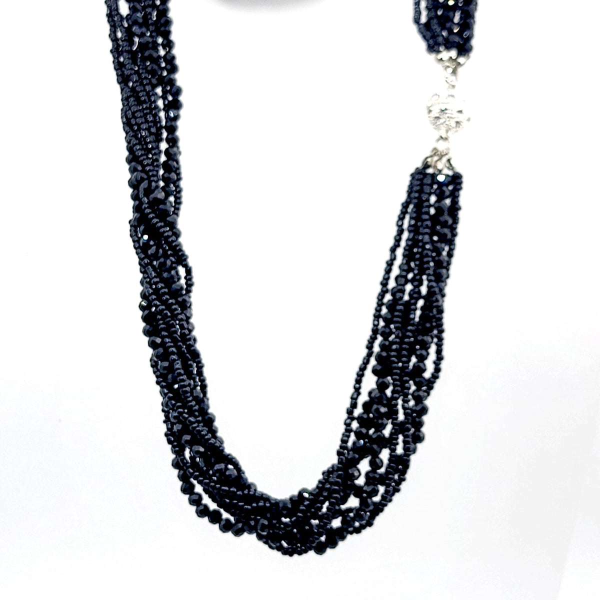 Crystal Bead Multi-strand Necklace