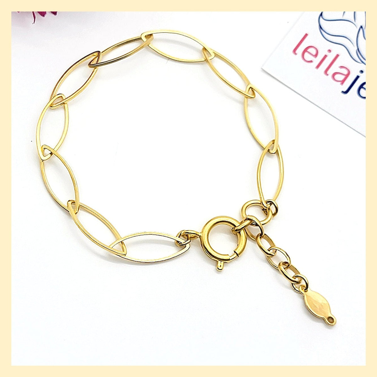 Classic Eyelet Chain Bracelet