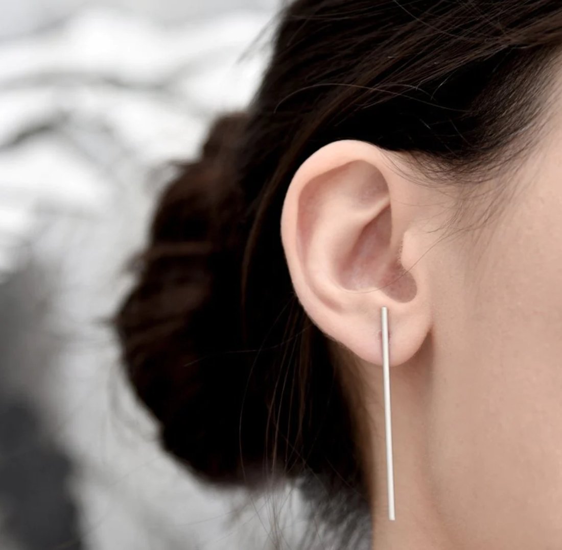 Elongated Ear Studs