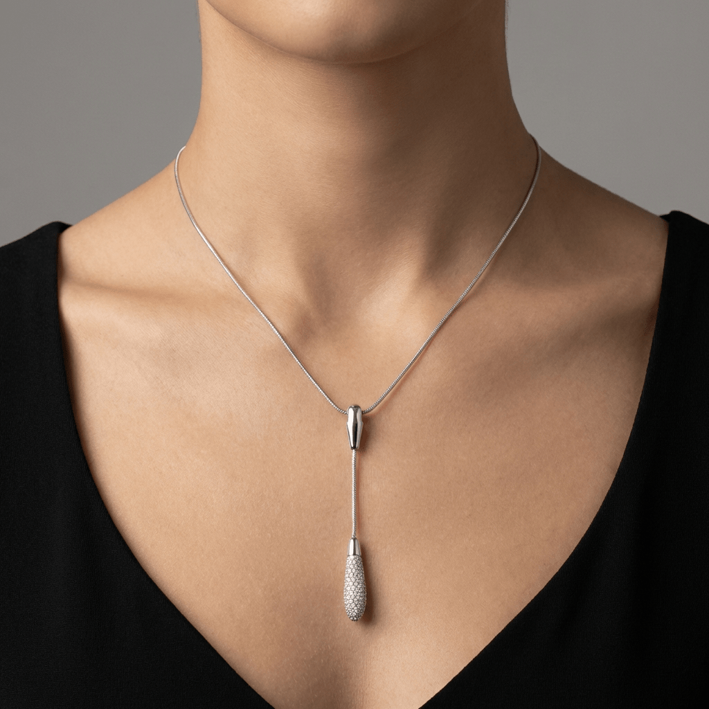 Swarovski Crystal Pavé Pendant Necklace