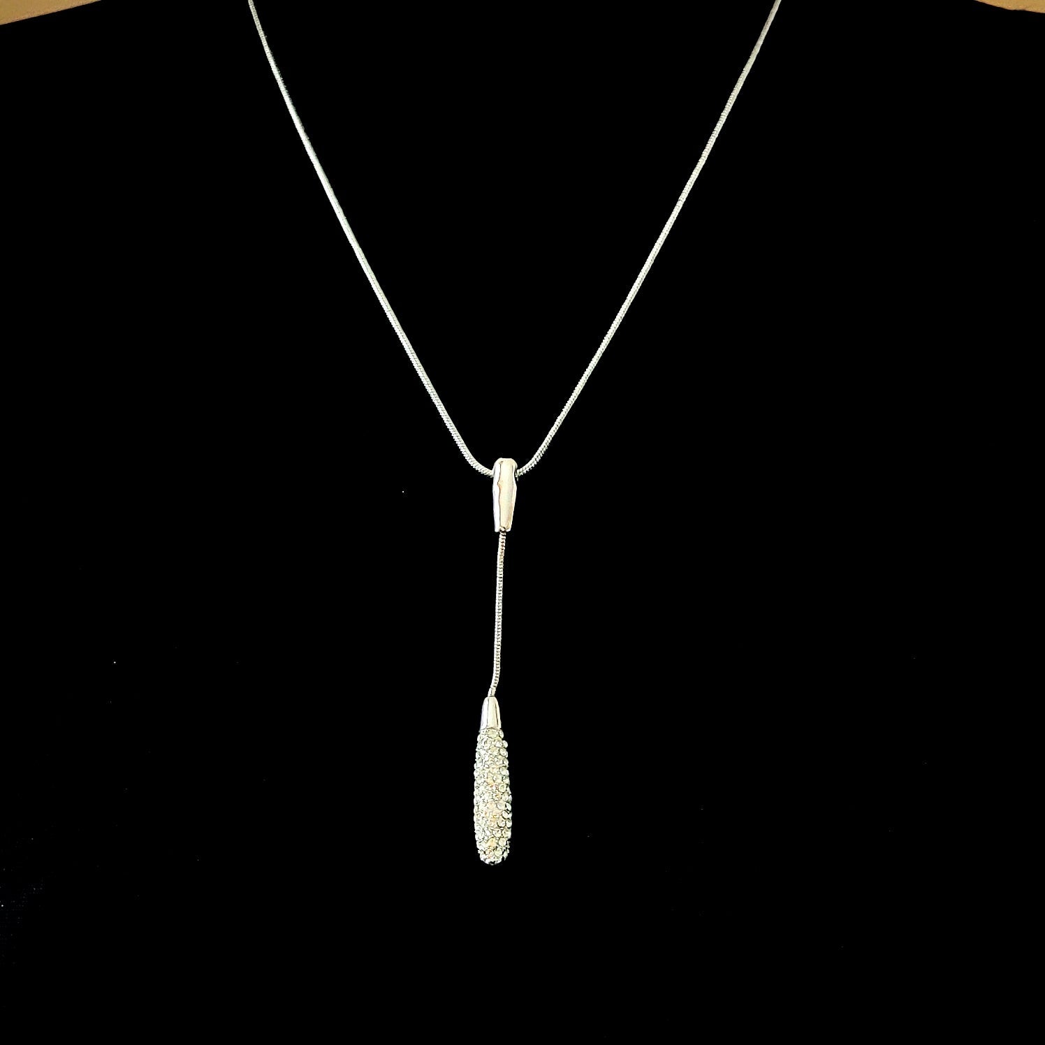 Swarovski Crystal Pavé Pendant Necklace