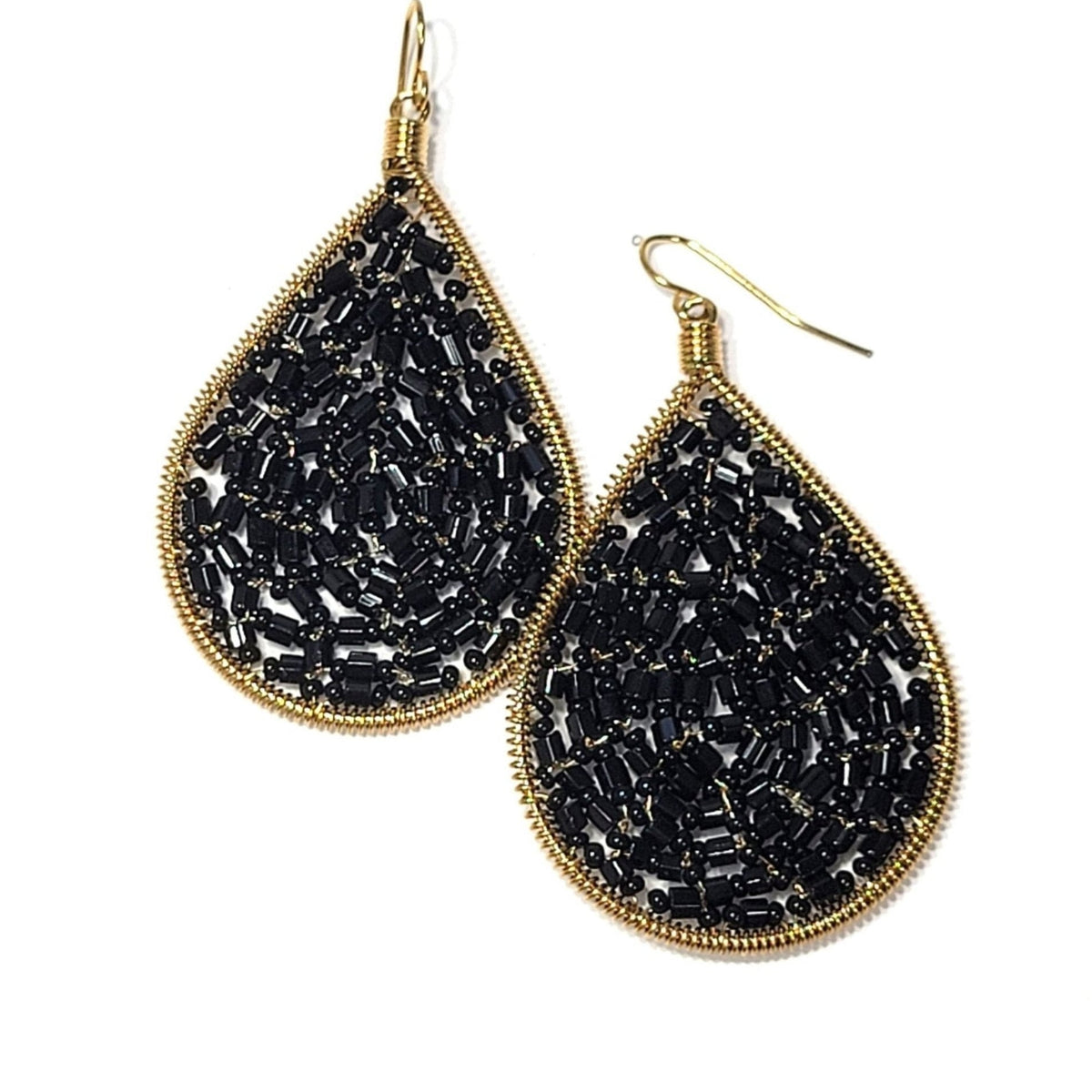 Black "Cleopatra" Earrings