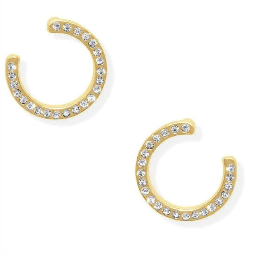 Pavé Circle Earrings