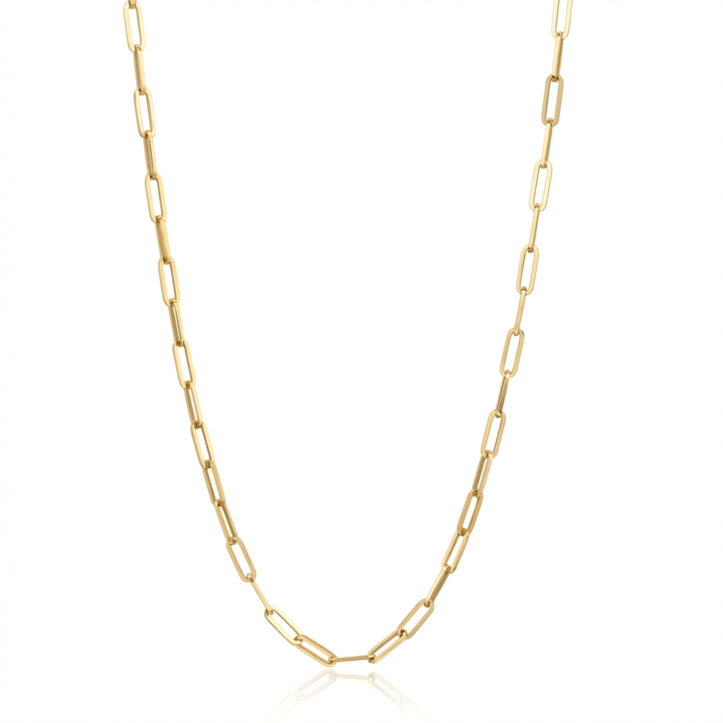 Paperclip Layering Chain Necklace
