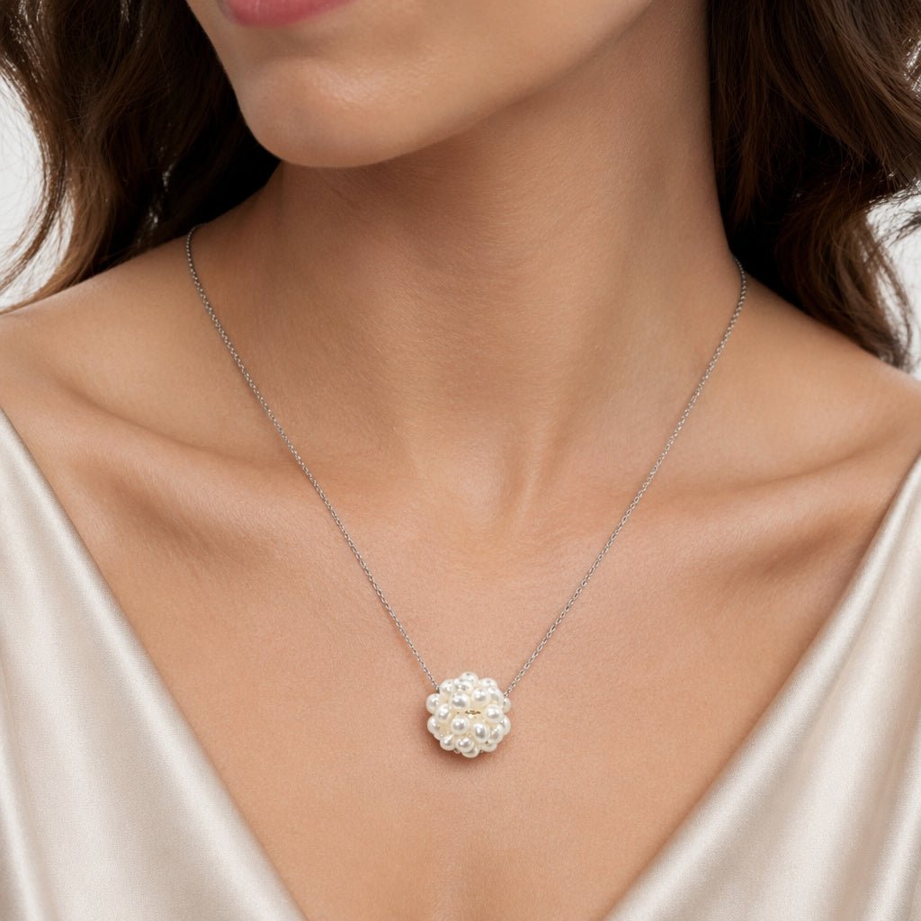 Freshwater Pearl "Snowball" Necklace