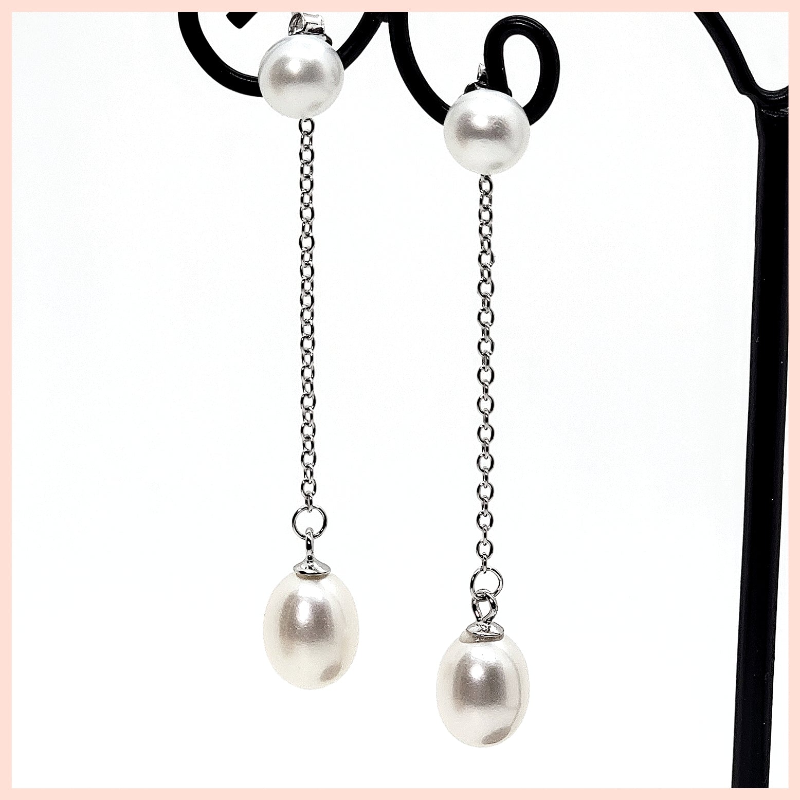 Pearl Dangle Earrings