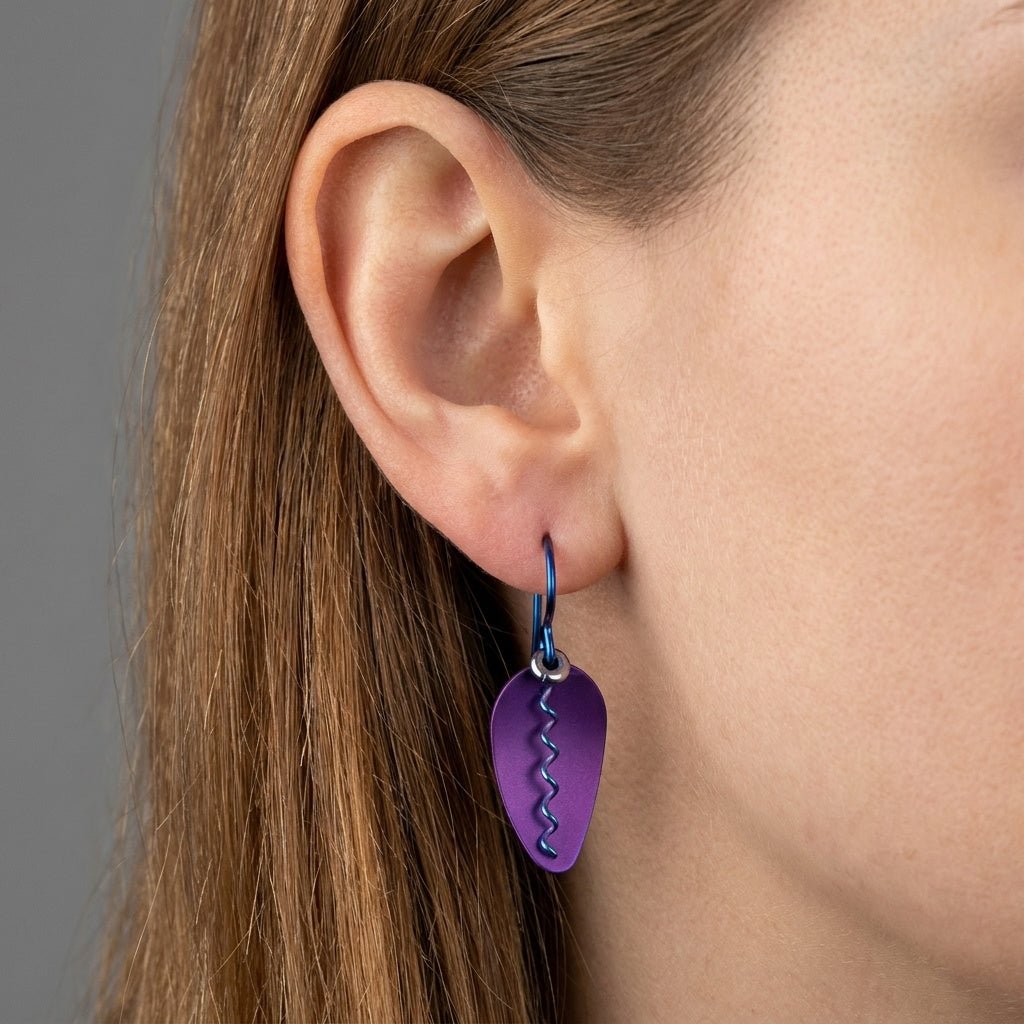 Spin Earrings by Q3 Art