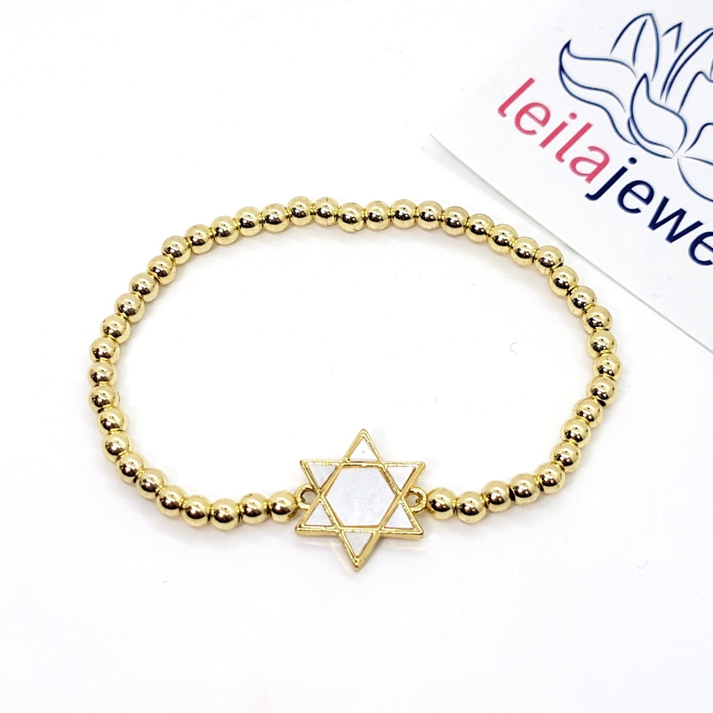 Mother of Pearl Star Bracelet