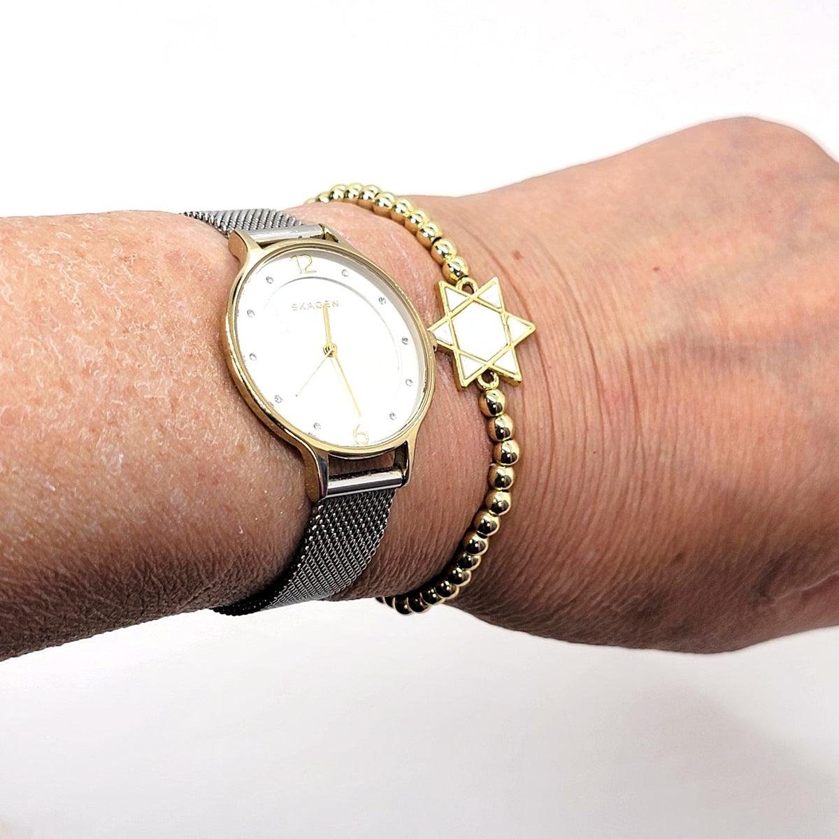 Mother of Pearl Star Bracelet