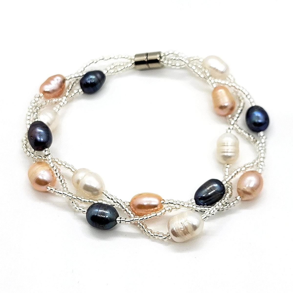 Woven Pearl Bracelet