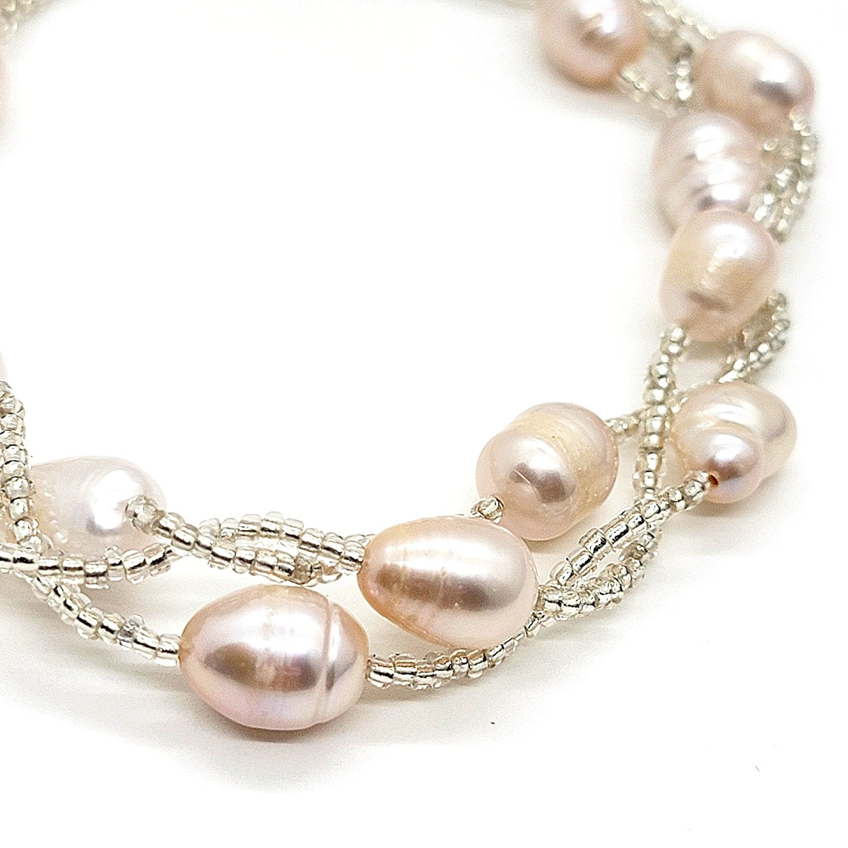 Woven Pearl Bracelet