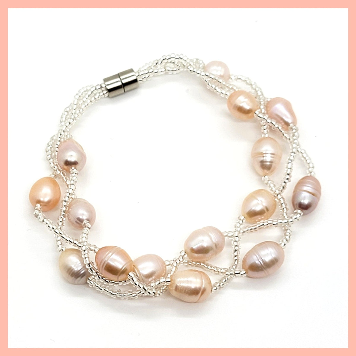 Woven Pearl Bracelet