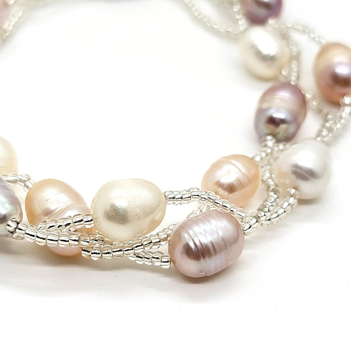 Woven Pearl Bracelet