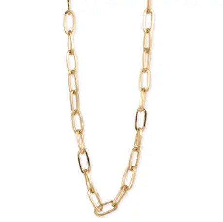 Bold Paperclip Links Necklace
