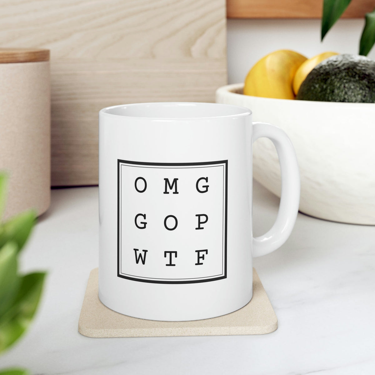 OMG GOP Ceramic Mug 11oz