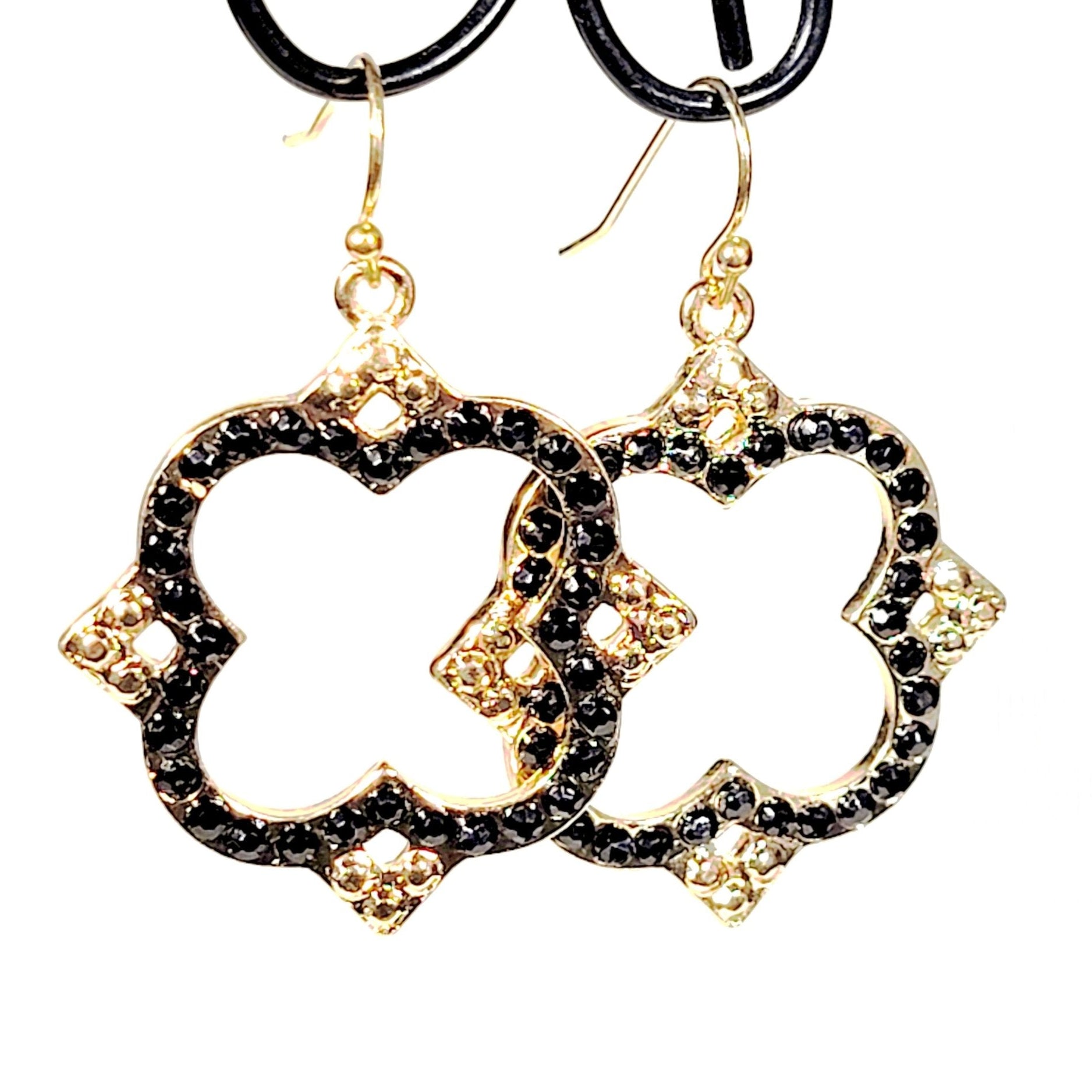 Crystal Clover Earrings