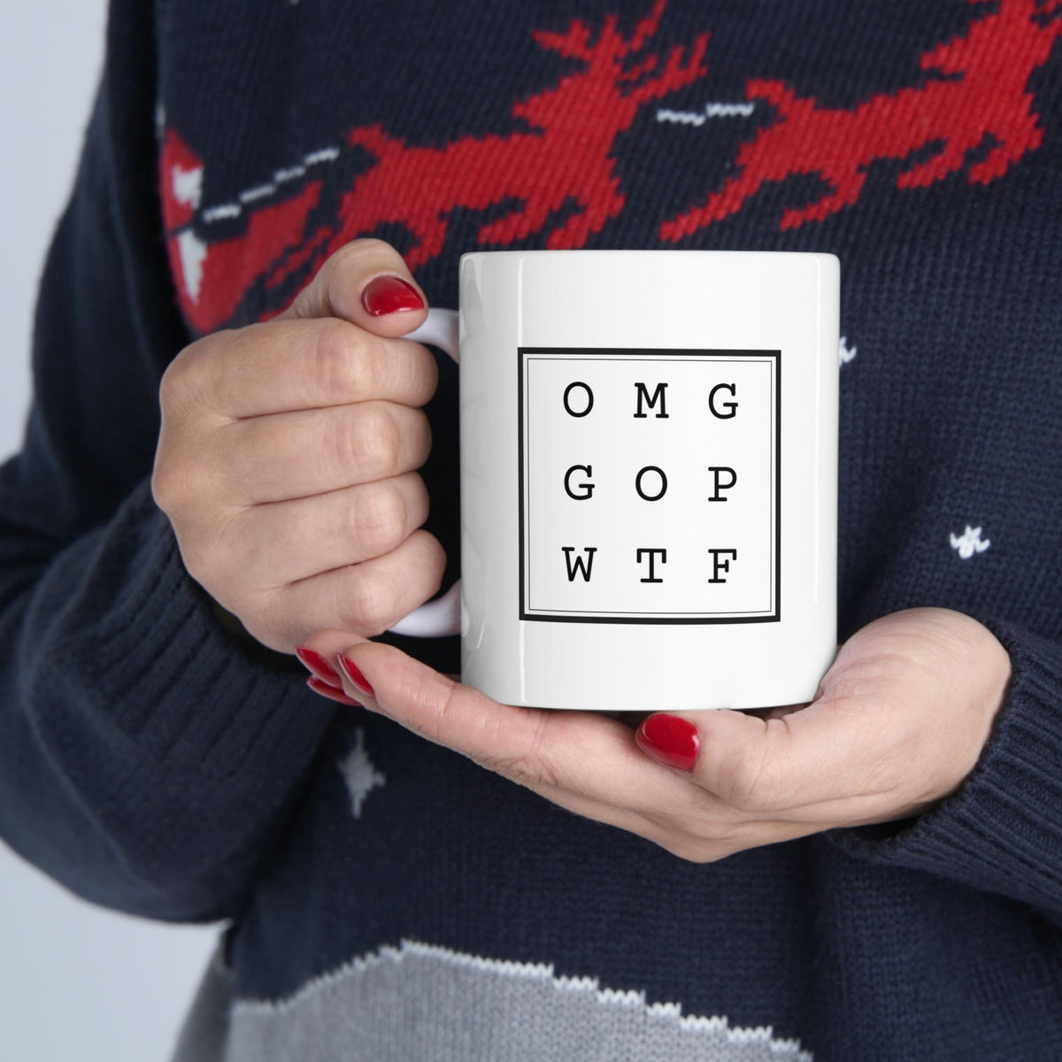 OMG GOP Ceramic Mug 11oz