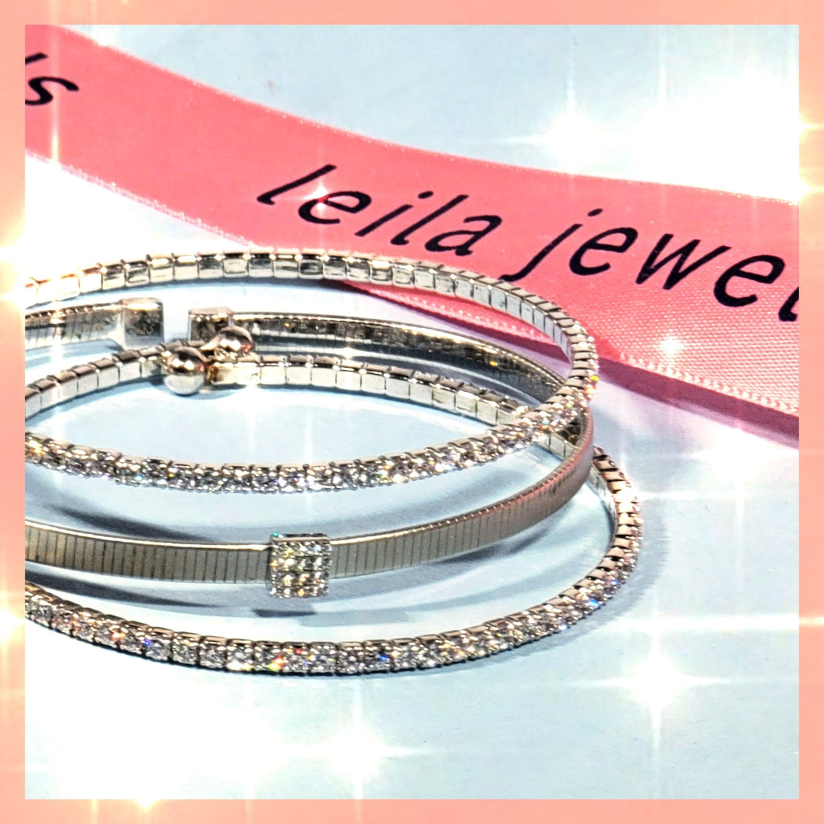 Skinny Pavé Bangle